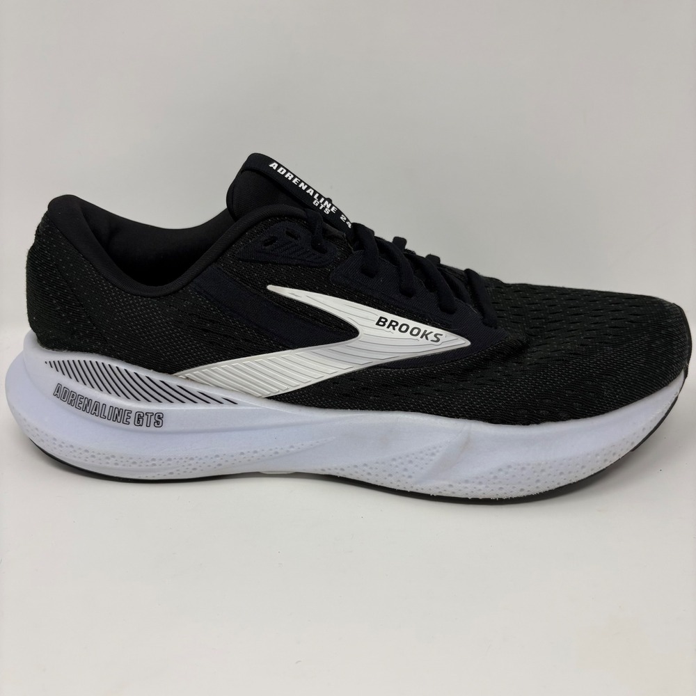 Brooks Adrenaline GTS 24 Women's Size 10 Black White Running Shoes (1204261B087)